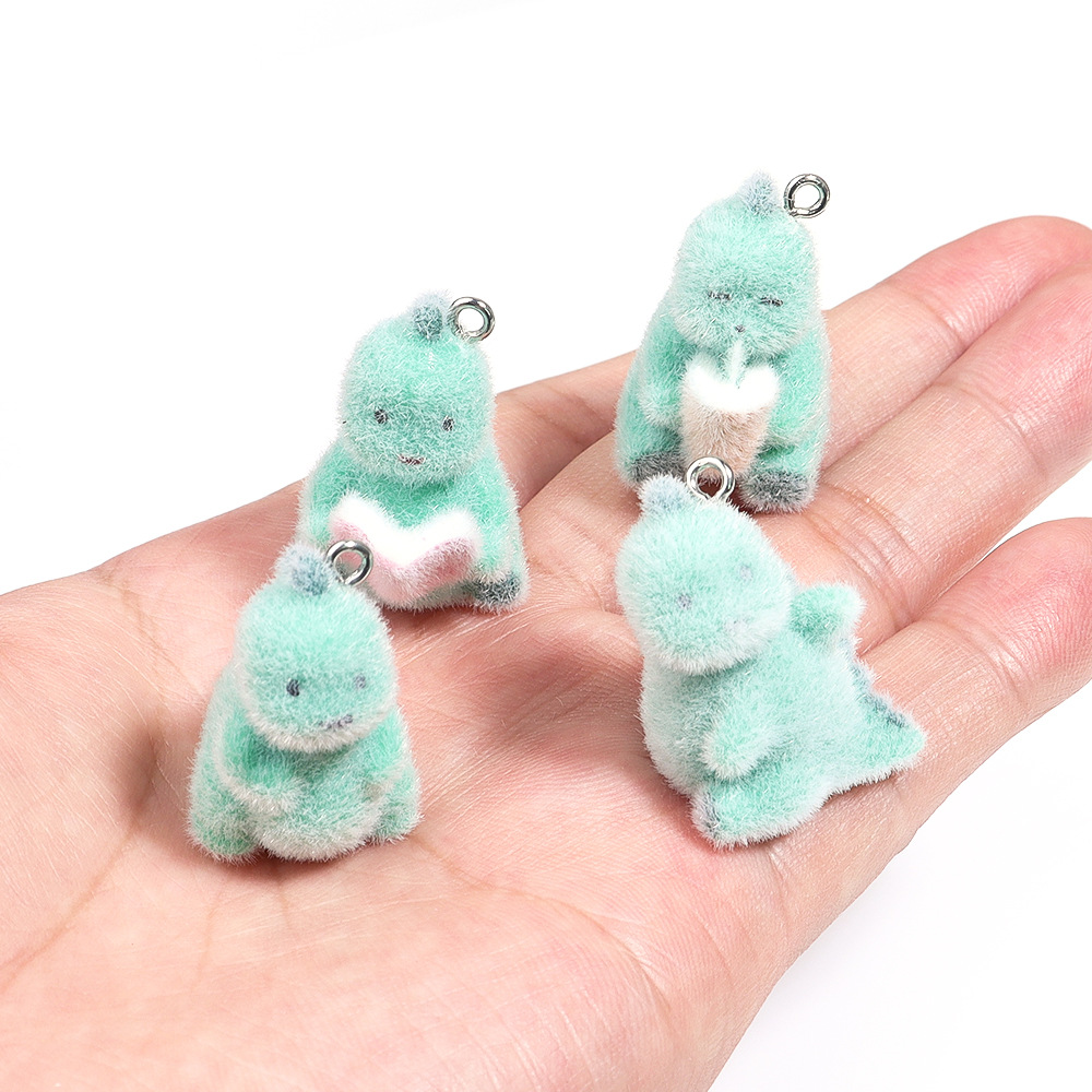 4Pcs 3D Mini Dinosaur Pendant  - Resin Art Notes avis et prix