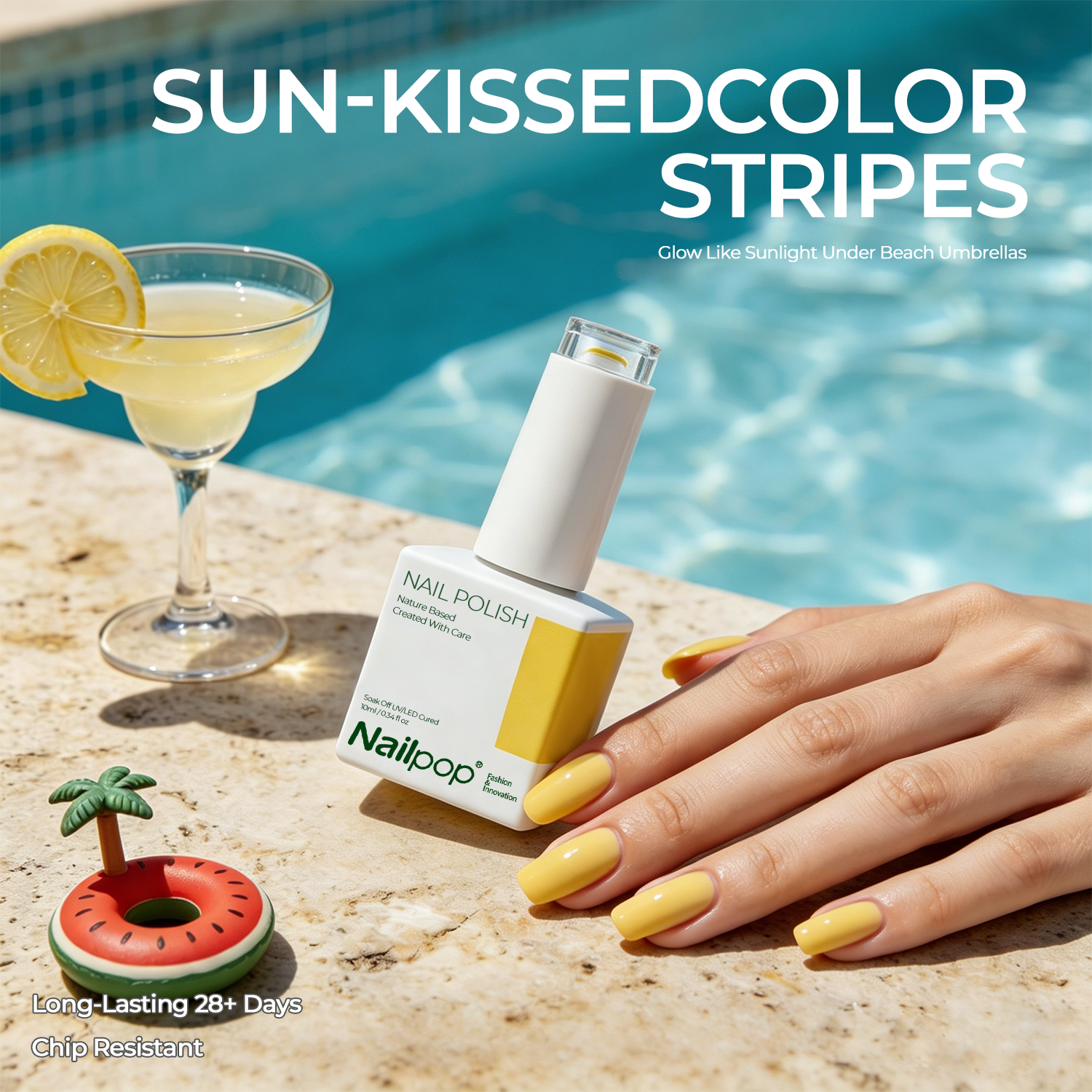 Nailpop Summer Shades Gel Poli - Resin Art Easy avis et prix