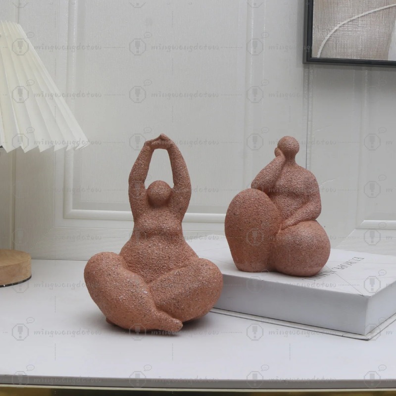 1pc, Sandstone Resin  Chubby W - Resin Art Table Top avis et prix