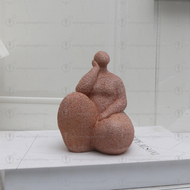 1pc, Sandstone Resin  Chubby W - Resin Art Table Top avis et prix