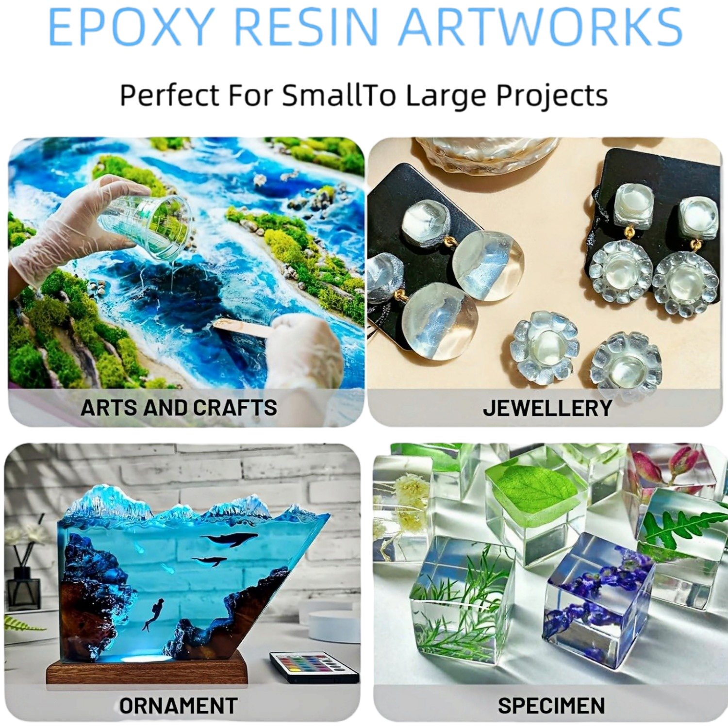 16.9oz Clear Epoxy Resin Kit C - Resin Art Table Top avis et prix