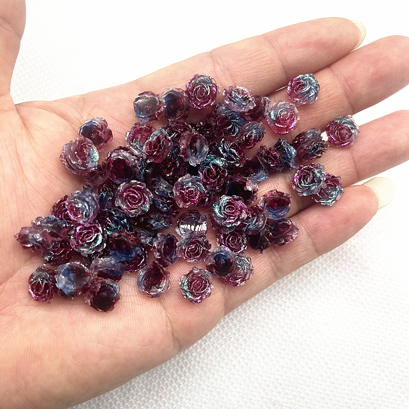 30pcs 13mm High Quality Glitte - Resin Art With Flowers avis et prix