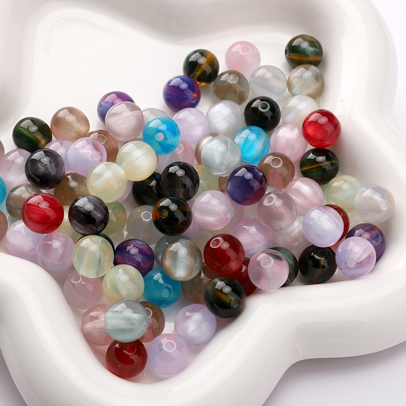 10mm 10pcs Resins Cat Eye Bead - Resin Art Notes avis et prix
