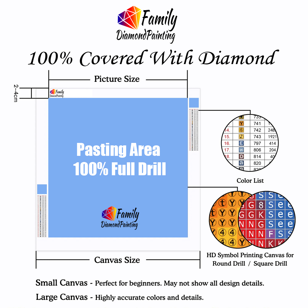 Diamond Painting Family Fairy  - Resin Art With Flowers avis et prix