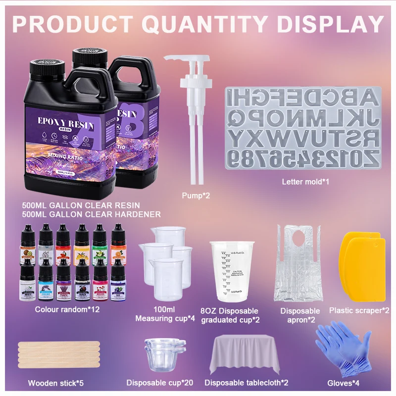 Epoxy Resin Kit Crystal Clear  - Resin Art Easy avis et prix