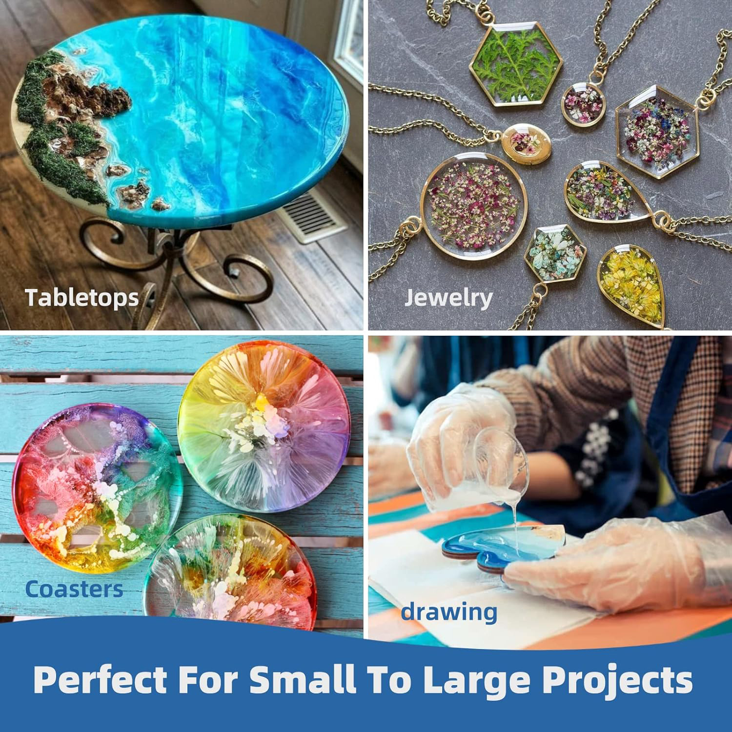 New upgrad 1:1 Epoxy Resin Cry - Resin Art Easy avis et prix