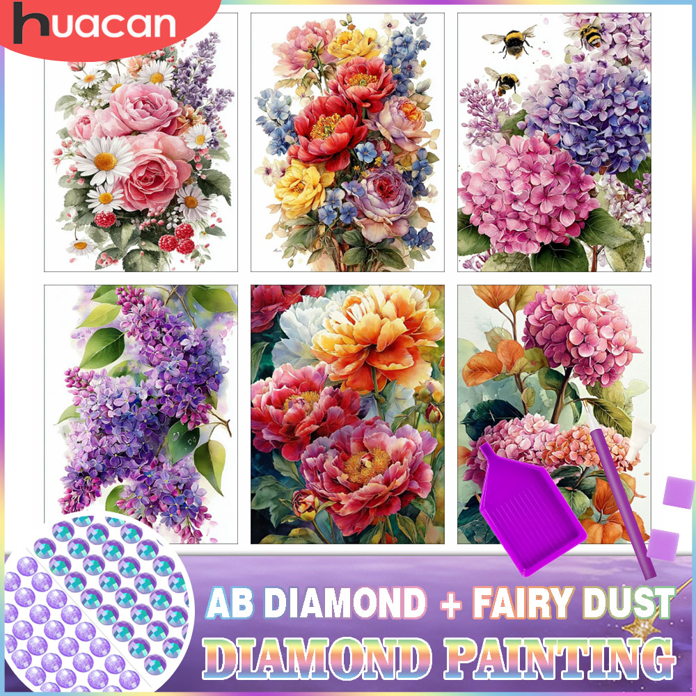 HUACAN Diamond Painting Kit Fl - Resin Art Of Rose avis et prix