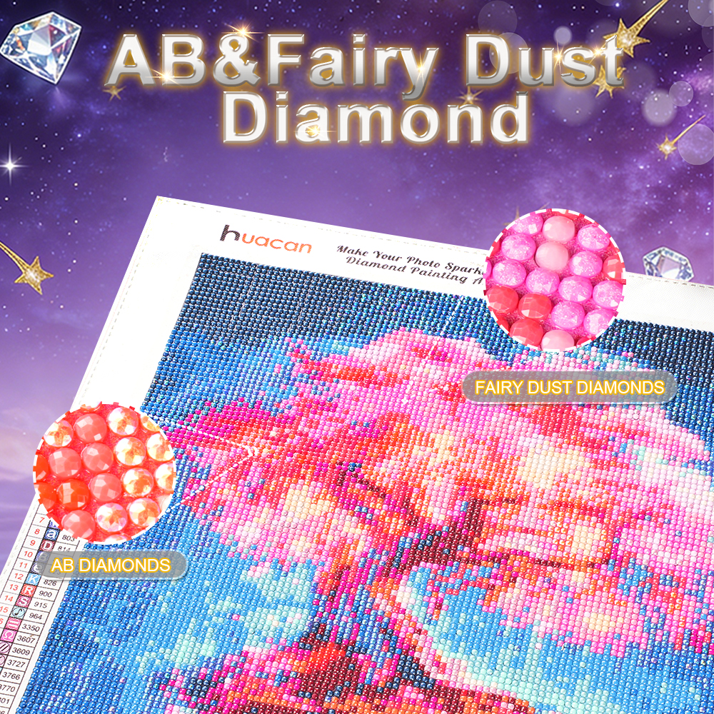 HUACAN Diamond Painting Kit Fl - Resin Art Of Rose avis et prix