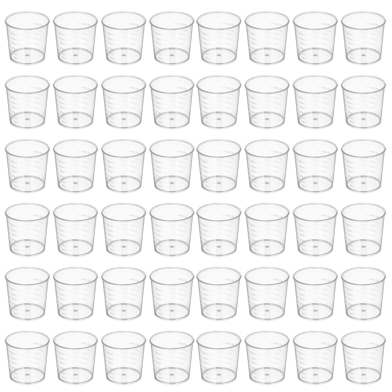 50Pcs Plastic Graduated Measur - Resin Mixing Cup avis et prix