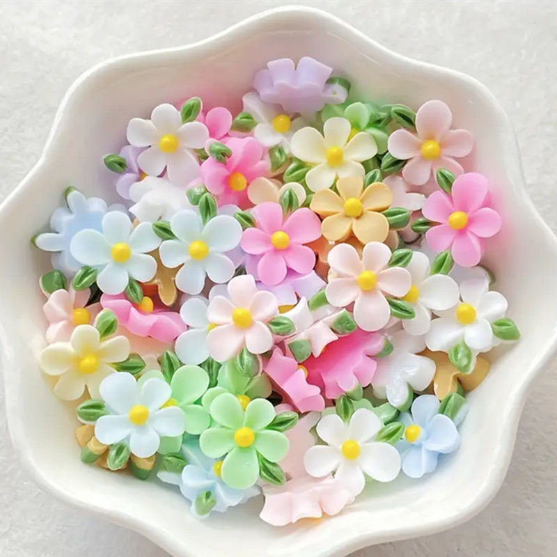 60pcs Mixed Resin Mini Colorfu - Resin Art Of Rose avis et prix