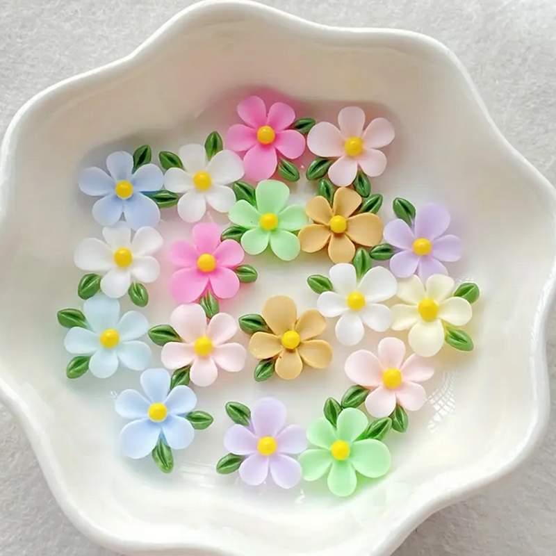 60pcs Mixed Resin Mini Colorfu - Resin Art Of Rose avis et prix