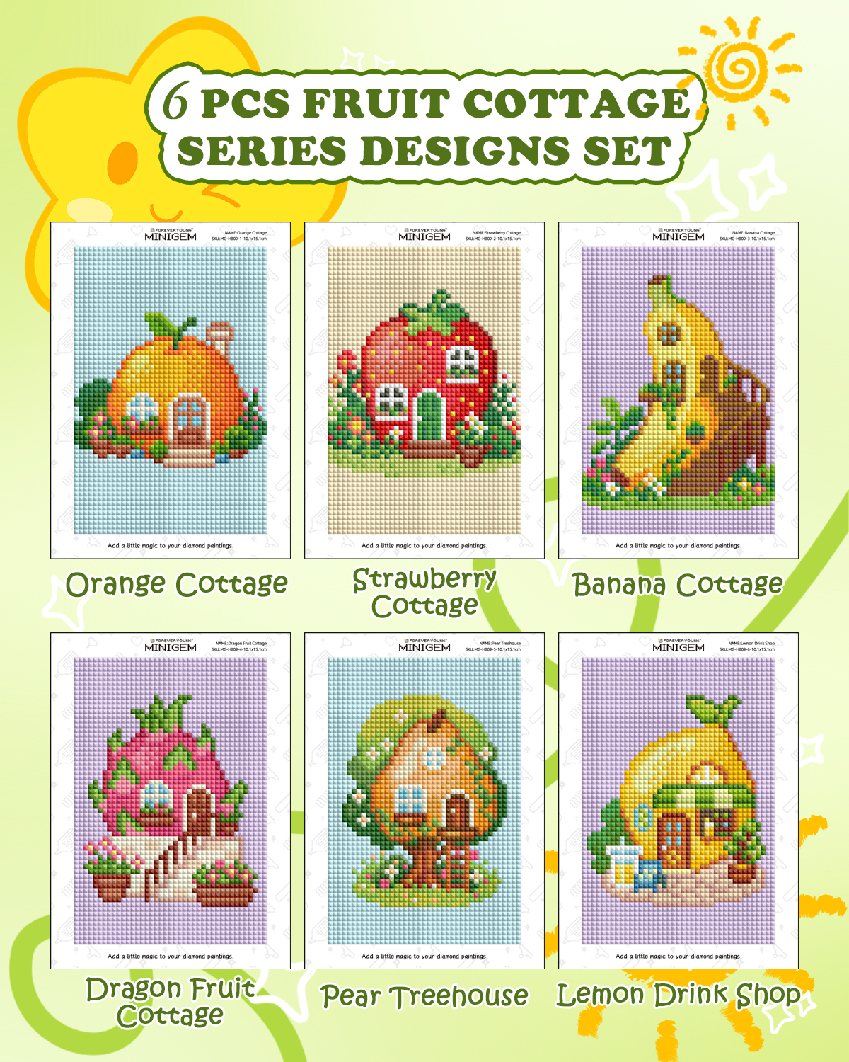 Forever Young Minigem 6PCS Fru - Resin Art Kits For Adults avis et prix