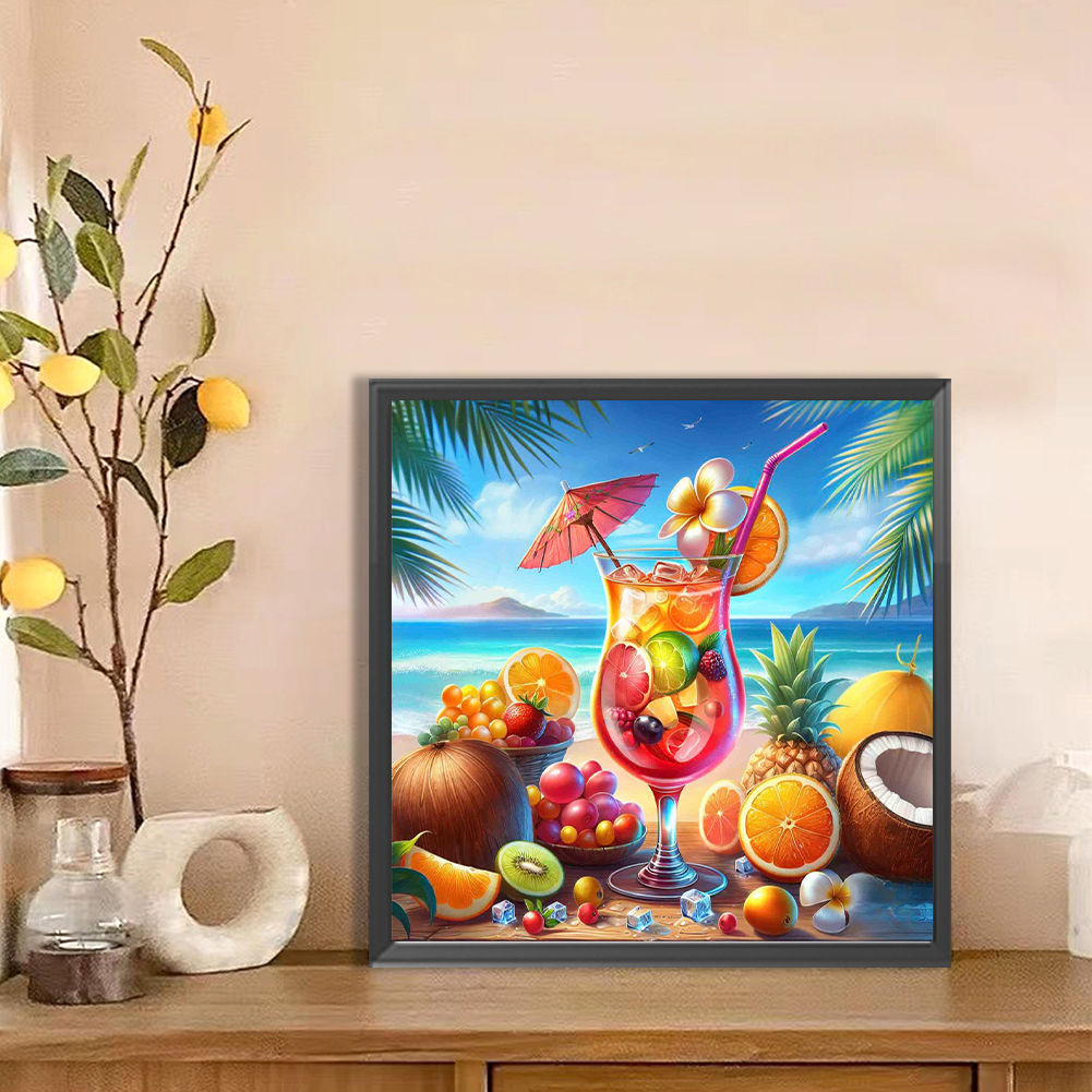 Summer Beach Full DIY 5D Round - Resin Art Ideas avis et prix