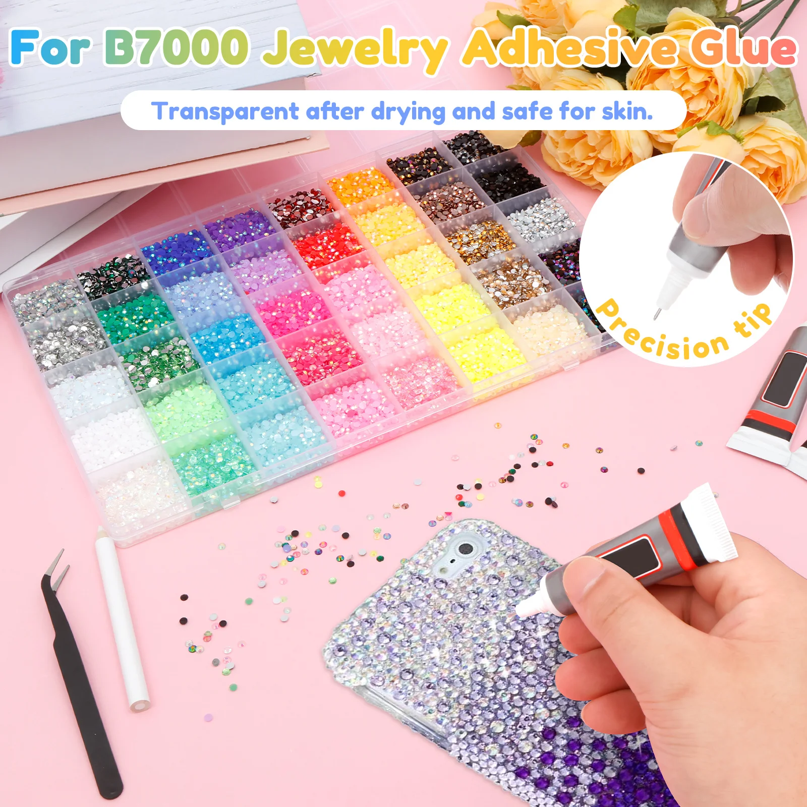 Resin Jelly Rhinestone Set Fad - Resin Art Easy avis et prix