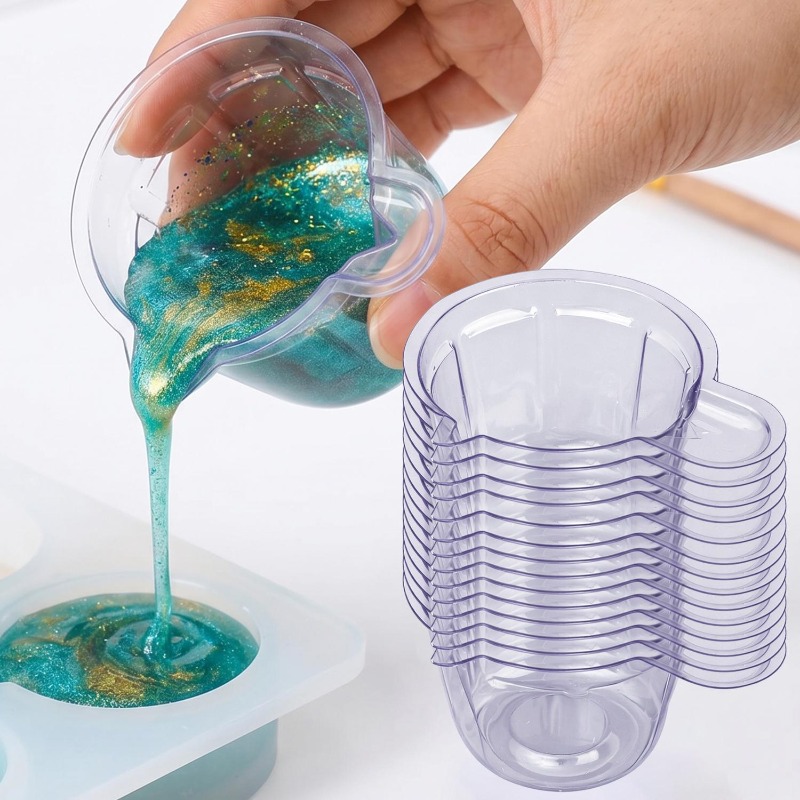 40/60ml Clear Disposable Plast - Resin Mixing Cup avis et prix