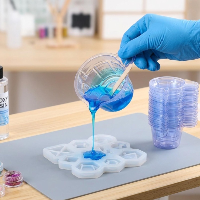 40/60ml Clear Disposable Plast - Resin Mixing Cup avis et prix