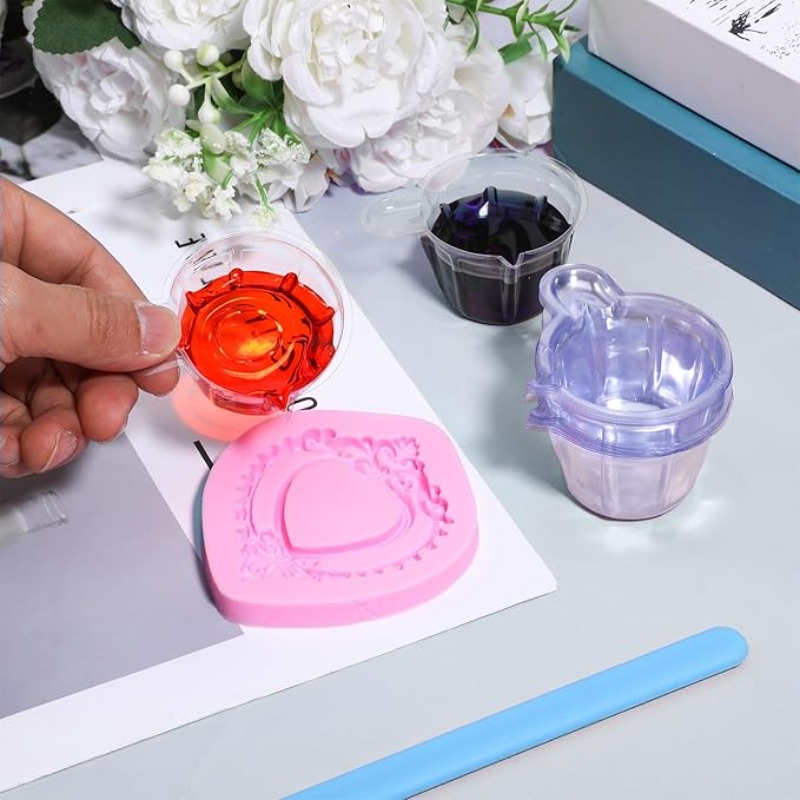 40/60ml Clear Disposable Plast - Resin Mixing Cup avis et prix