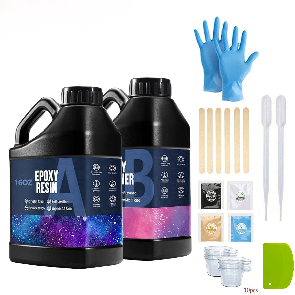 1000ml Crystal Clear Epoxy Res - Resin Art Easy avis et prix