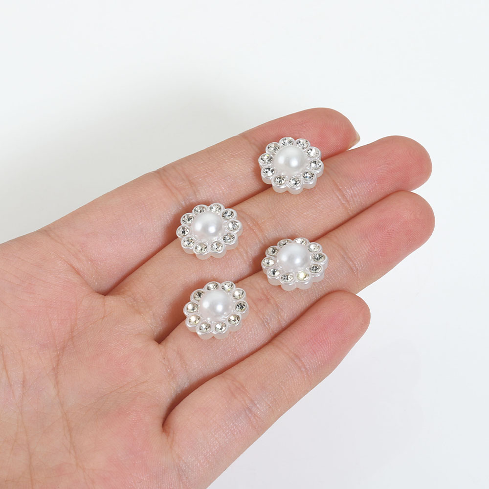 50pcs White Flat Imitation Pea - Resin Art Notes avis et prix