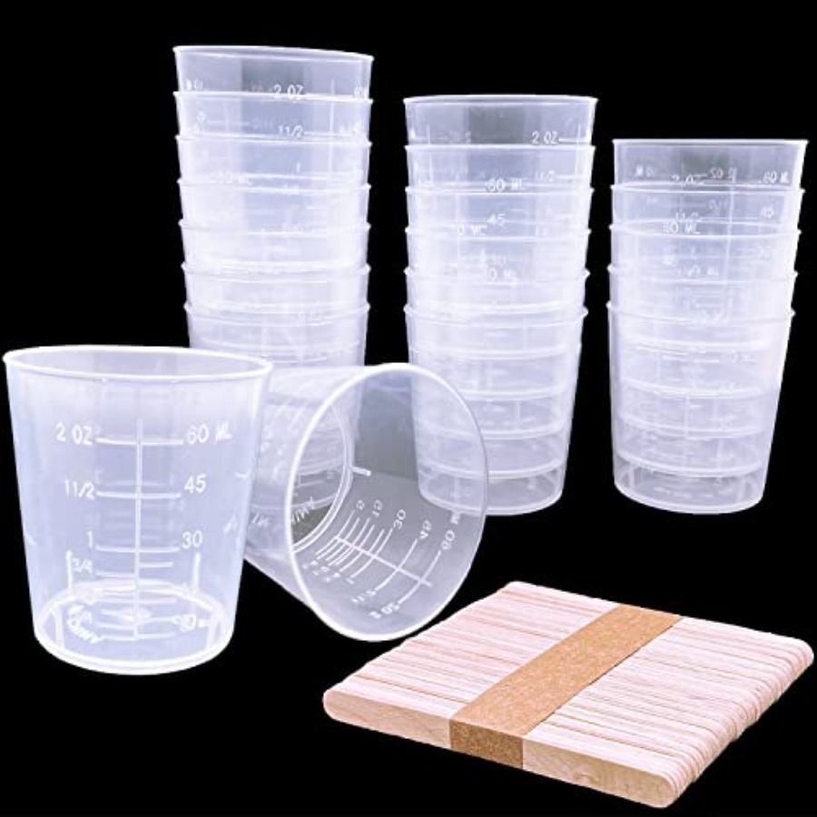 30 Pcs Plastic Graduated Cups, - Resin Mixing Cup avis et prix