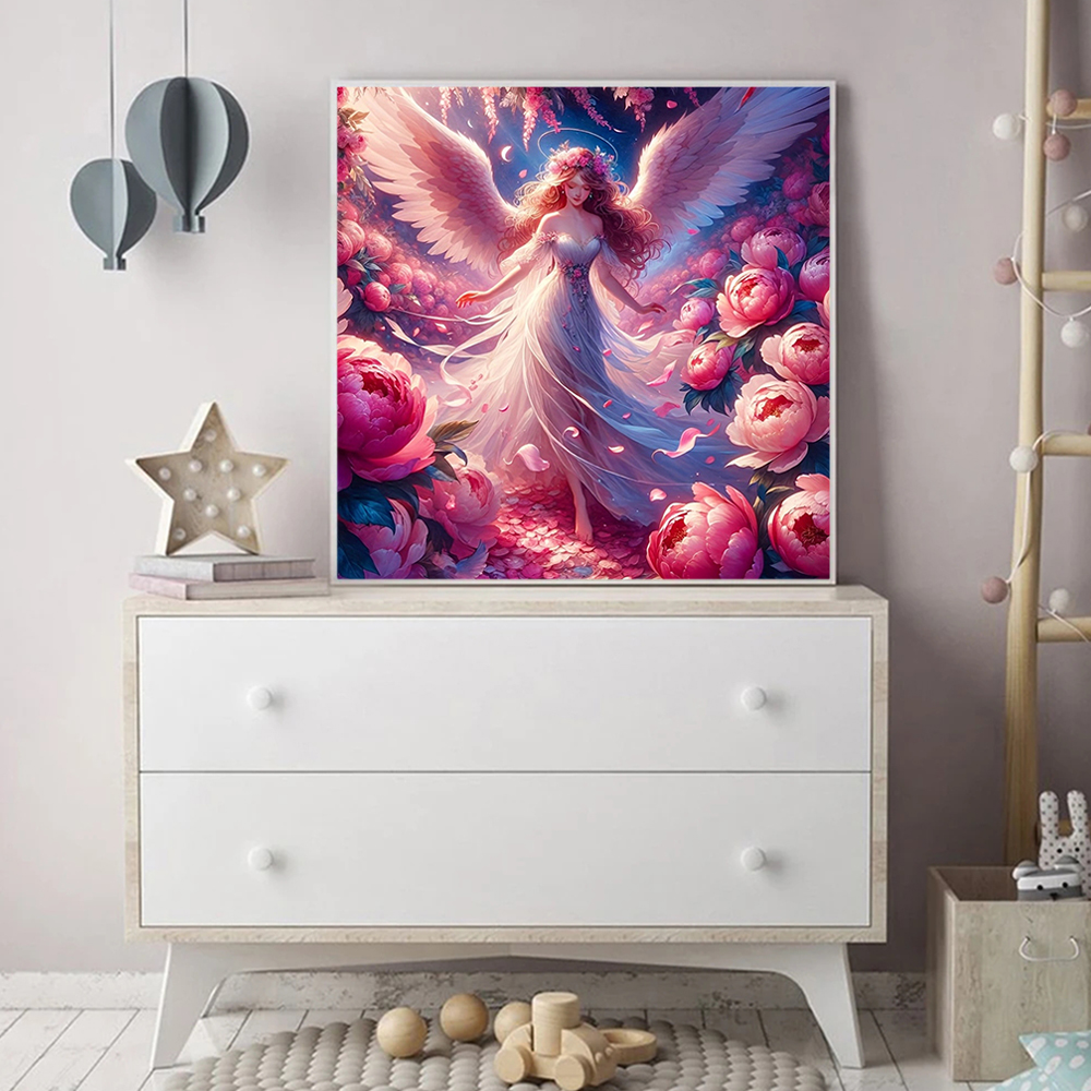 Momoart Diamond Mosaic Girl Po - Resin Art Of Rose avis et prix