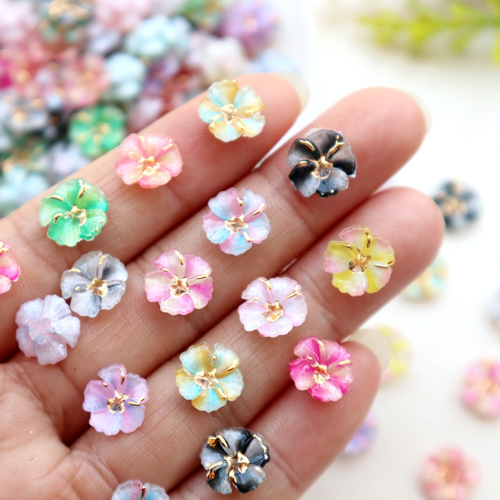 30pcs Mini Resin Flower Caboch - Resin Art With Flowers avis et prix