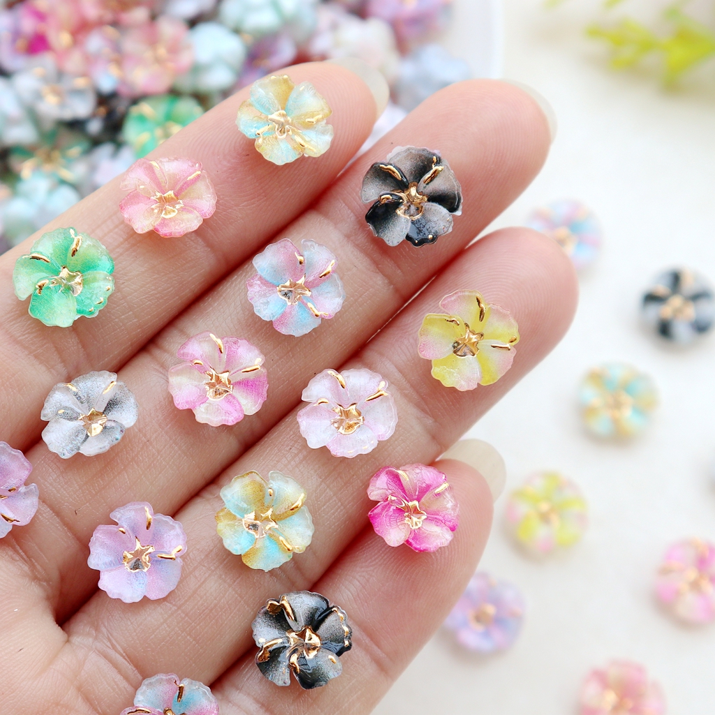 30pcs Mini Resin Flower Caboch - Resin Art With Flowers avis et prix