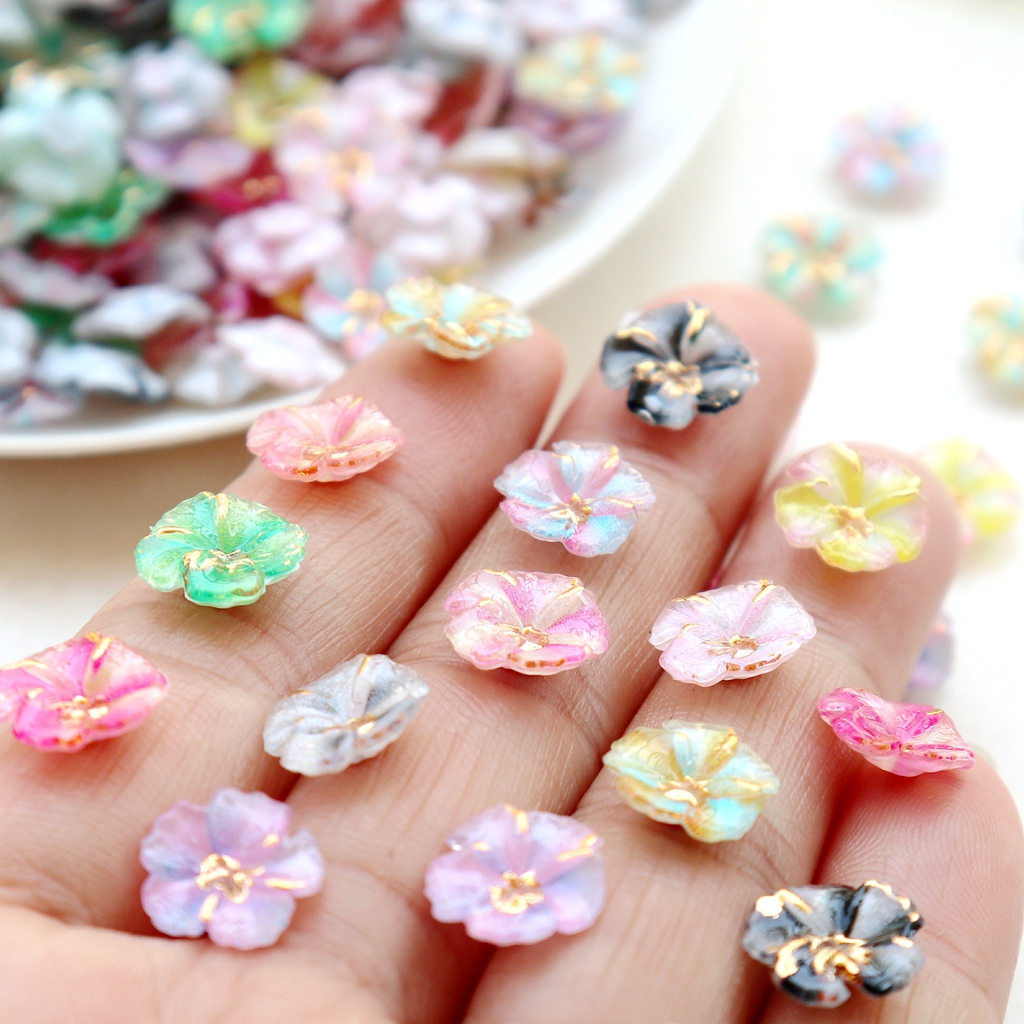 30pcs Mini Resin Flower Caboch - Resin Art With Flowers avis et prix