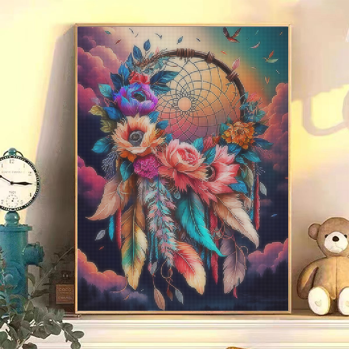 Frameless, Diamond Painting Dr - Resin Art With Flowers avis et prix