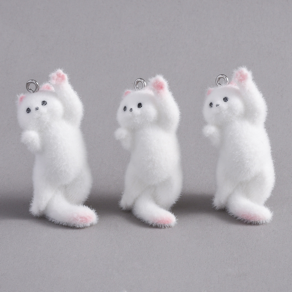 2pcs Flocking Little Cat Resin - Resin Art Notes avis et prix