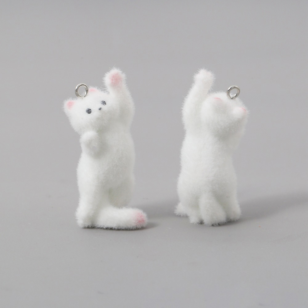 2pcs Flocking Little Cat Resin - Resin Art Notes avis et prix