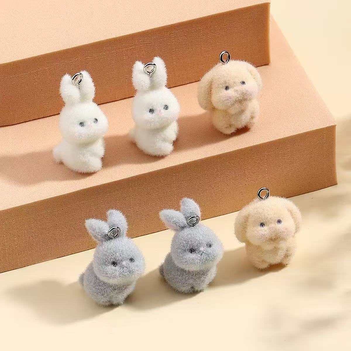 10pcs Flocking Little Rabbit R - Resin Art Notes avis et prix