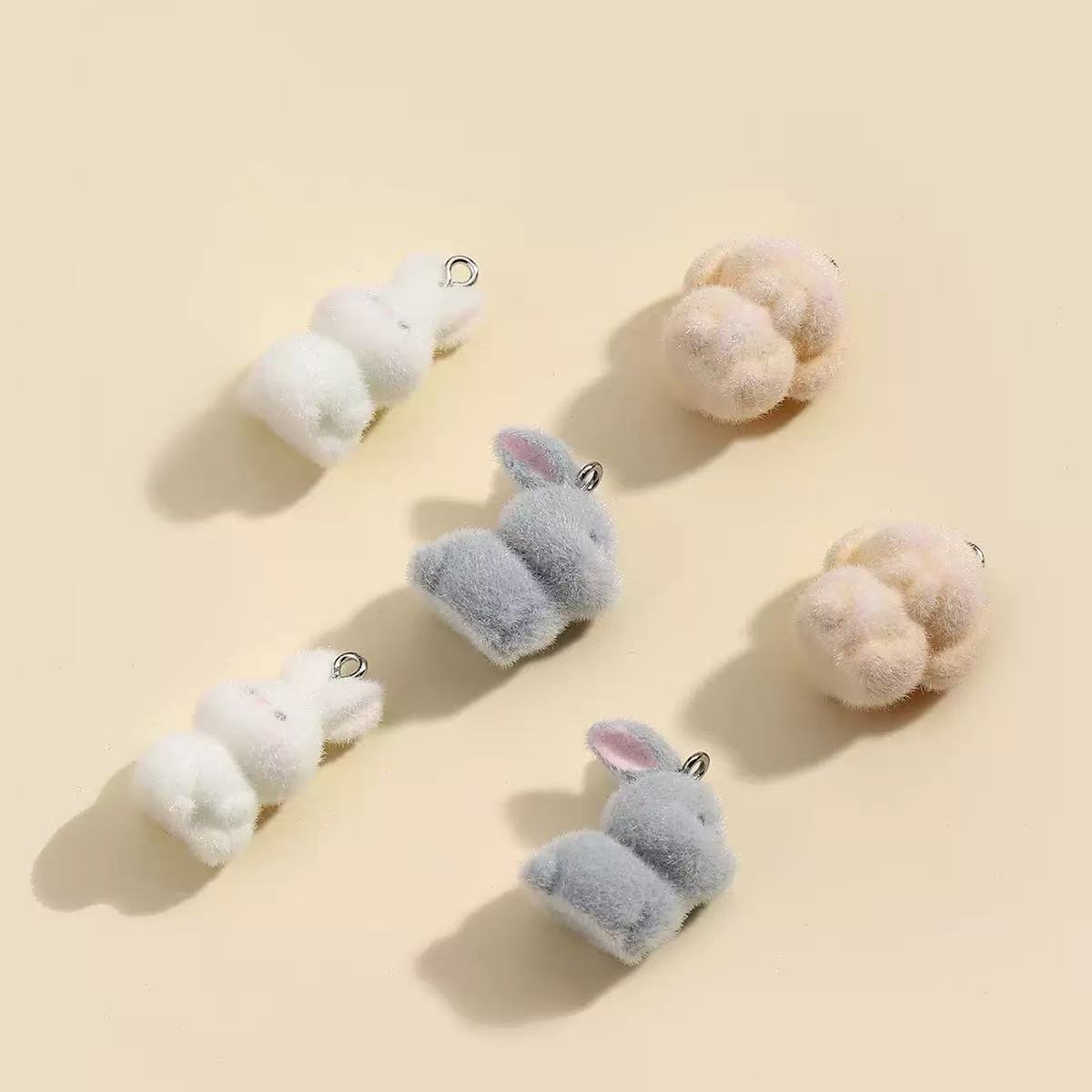 10pcs Flocking Little Rabbit R - Resin Art Notes avis et prix
