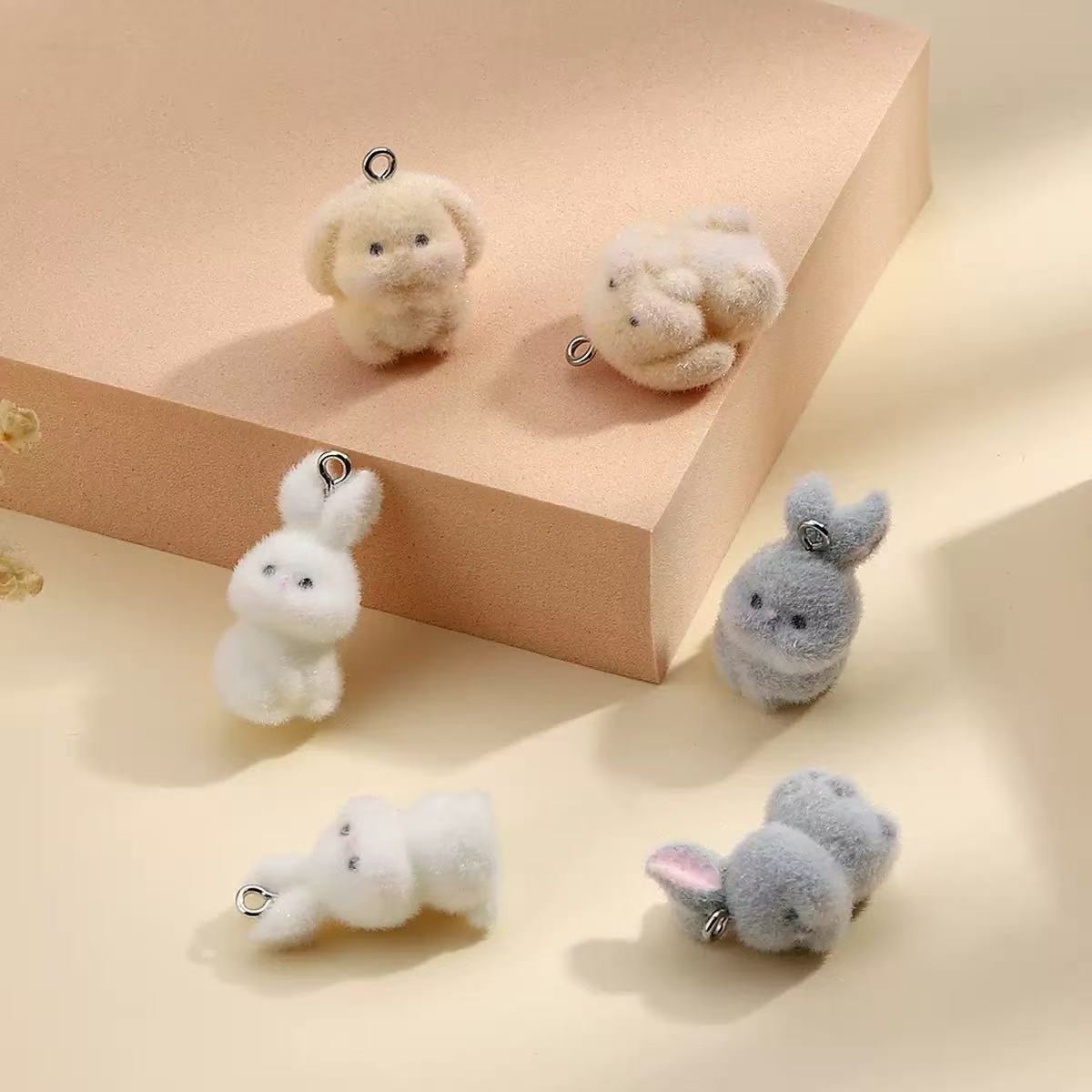 10pcs Flocking Little Rabbit R - Resin Art Notes avis et prix
