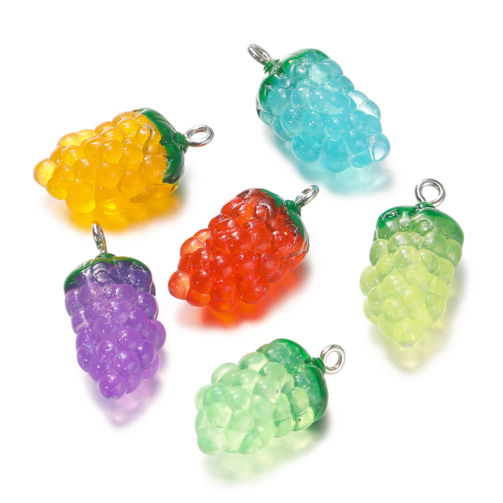 10Pcs 12x23mm Grape Resin Char - Resin Art Notes avis et prix