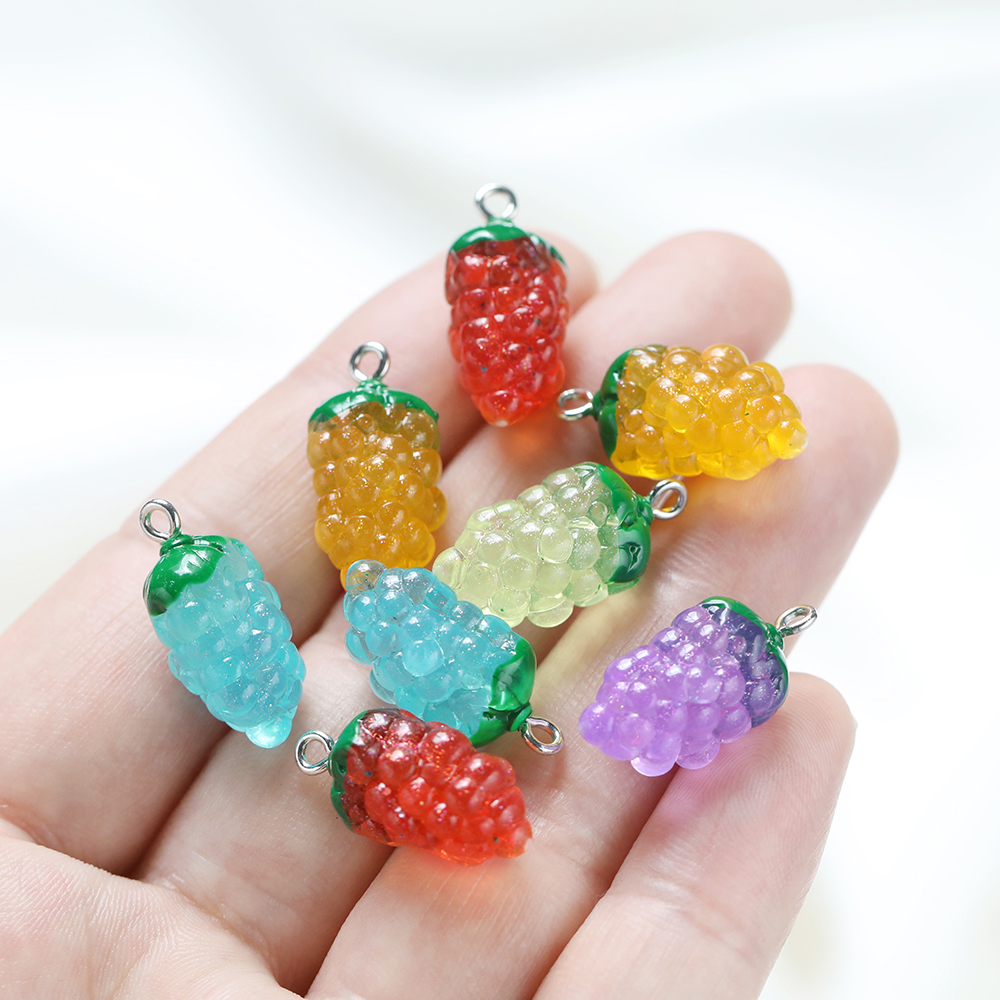 10Pcs 12x23mm Grape Resin Char - Resin Art Notes avis et prix
