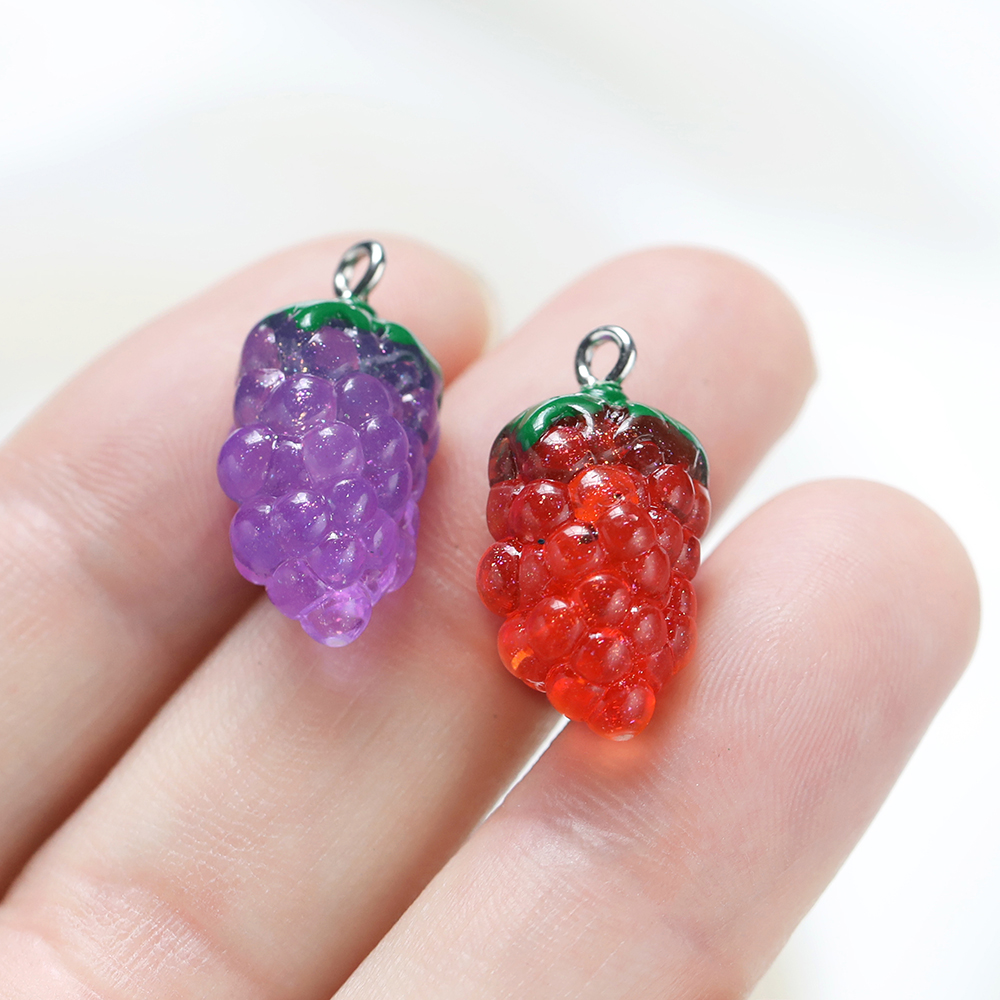10Pcs 12x23mm Grape Resin Char - Resin Art Notes avis et prix