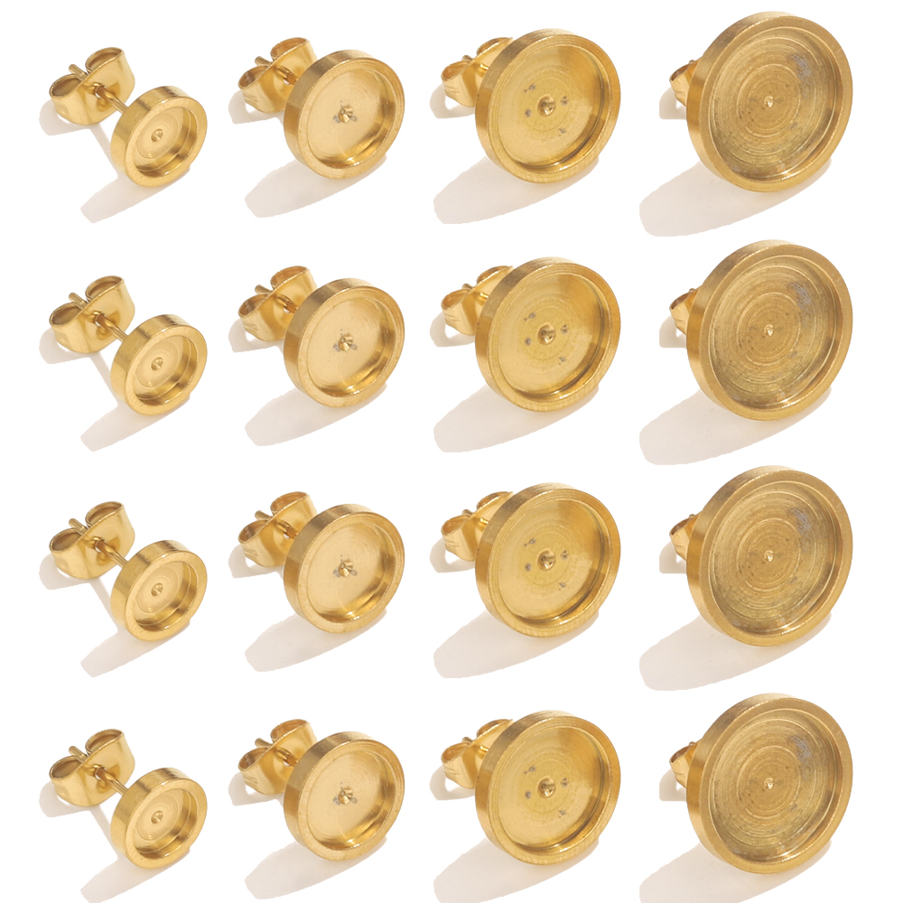 10pcs Stainless Steel Gold Ear - Resin Art Notes avis et prix