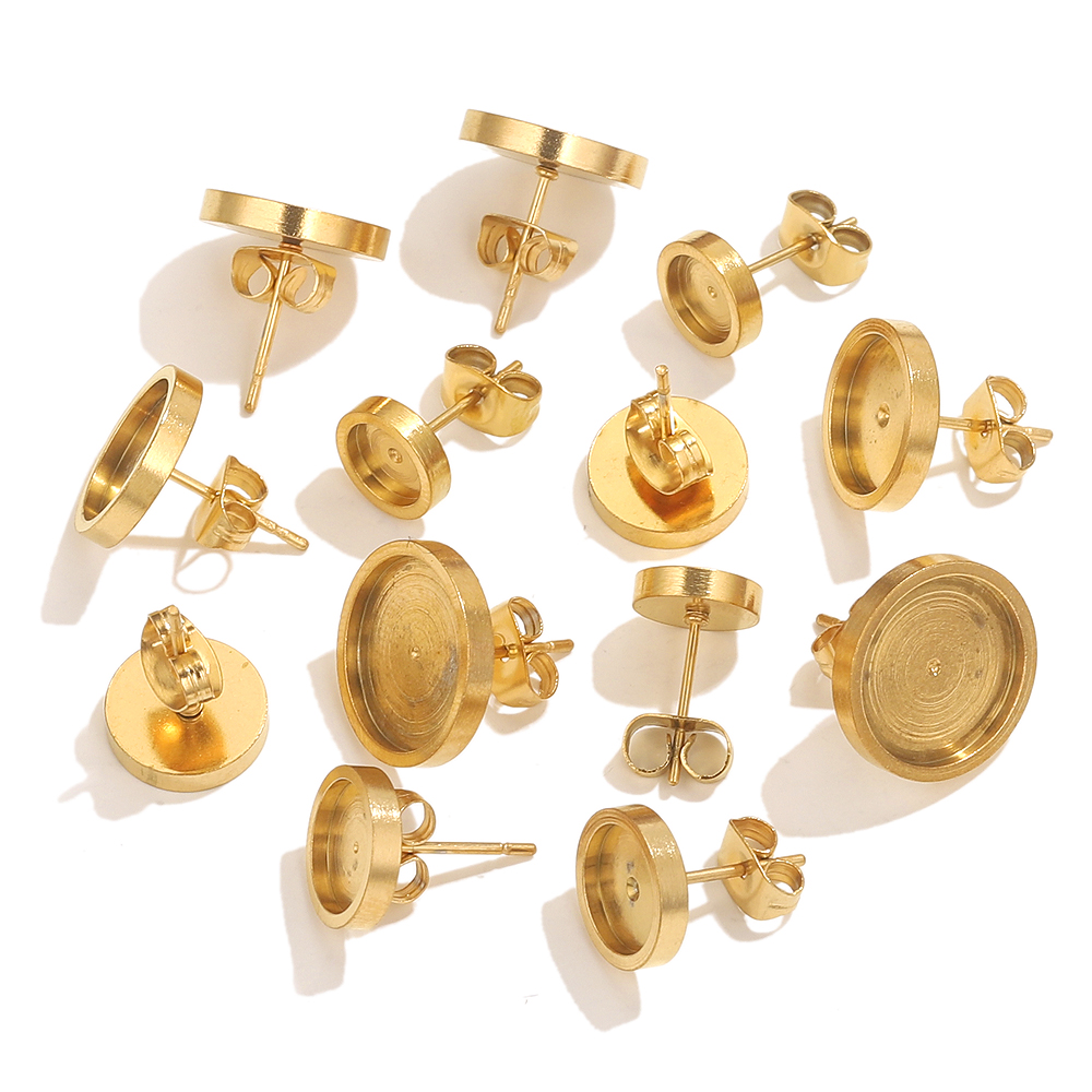 10pcs Stainless Steel Gold Ear - Resin Art Notes avis et prix