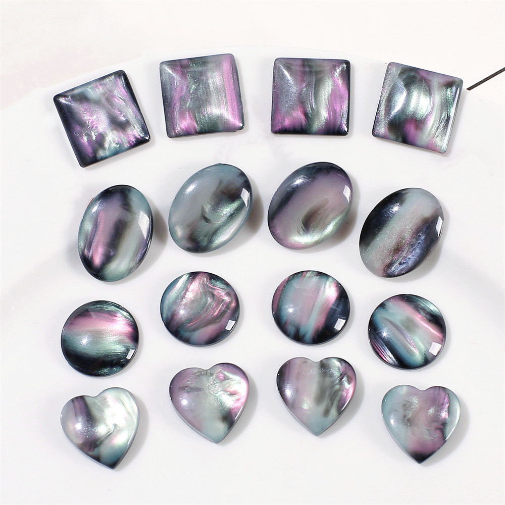 WFFNNKC 10-20PCS Retro Glitter - Resin Art Earrings Material avis et prix