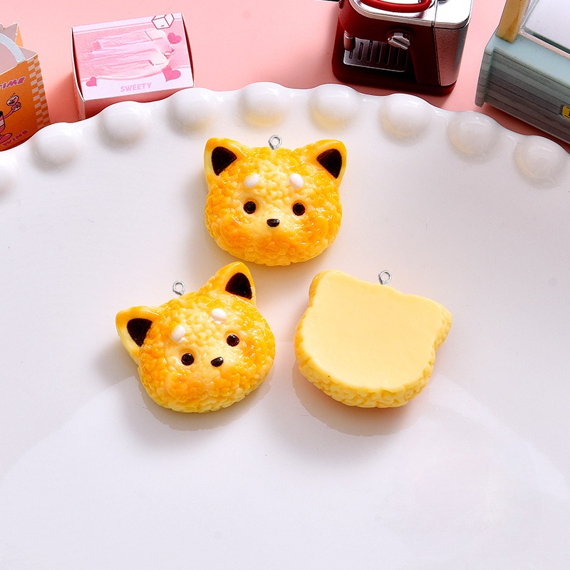 10Pcs Cartoon Biscuits Dog Res - Resin Art Earrings Material avis et prix
