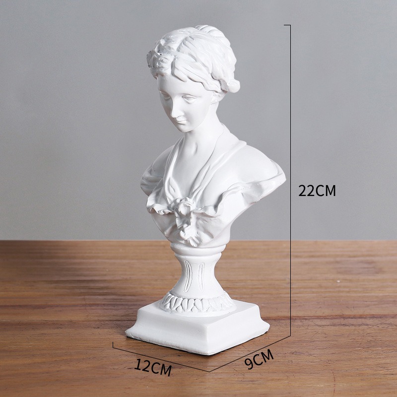 1pc Goddess Bust Statue Classi - Resin Art Table Top avis et prix