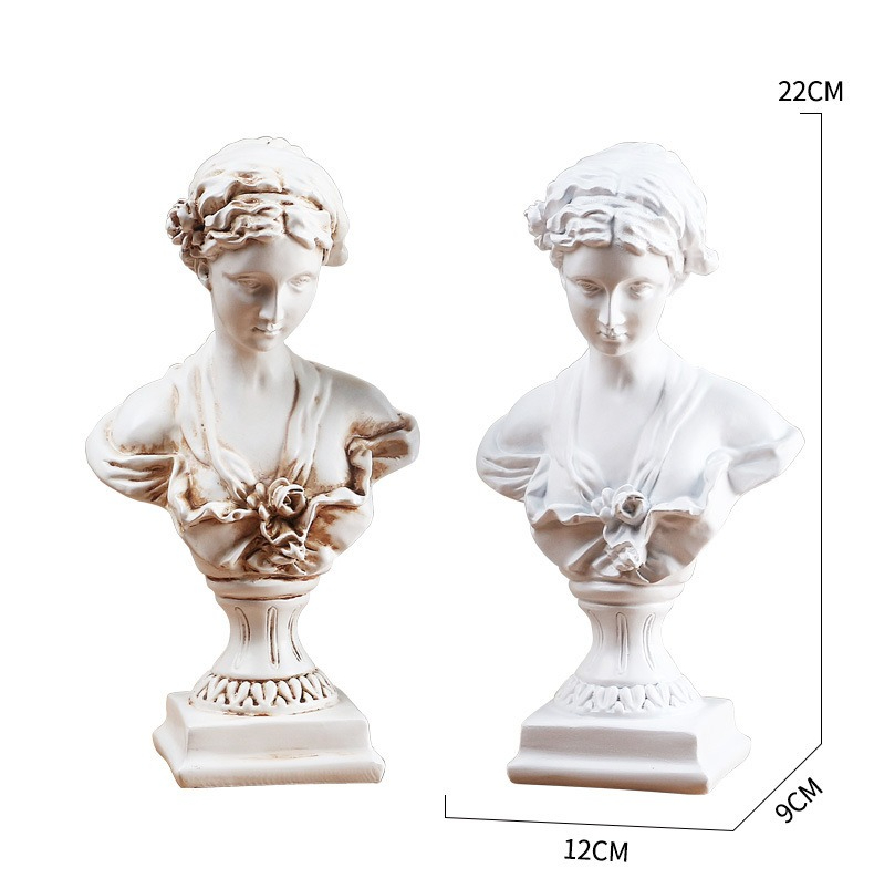 1pc Goddess Bust Statue Classi - Resin Art Table Top avis et prix
